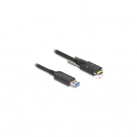 "Aktives Optisches Kabel USB 10 Gbps Typ-A Stecker zu USB Type-C™ Stecker mit Schrauben seitlich 7,5
