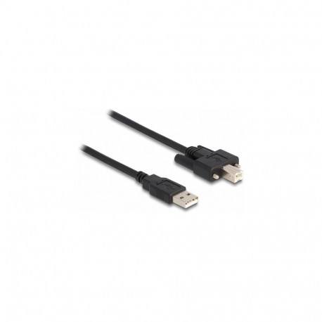 "Delock Kabel USB 2.0 Typ-A Stecker zu Typ-B Stecker mit Schrauben 3 m"