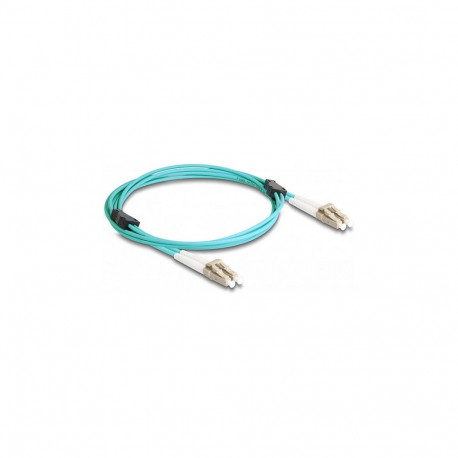 "Delock LWL Kabel mit Metallarmierung LC Duplex zu LC Duplex Multimode OM3 2 m"