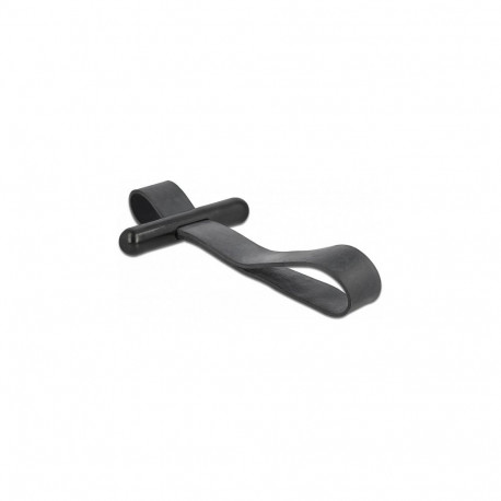 "Kabelbinder mit Gummischlaufe schwarz"