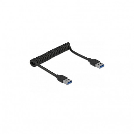 "Delock USB 5 Gbps Spiralkabel Typ-A Stecker zu Typ-A Stecker"