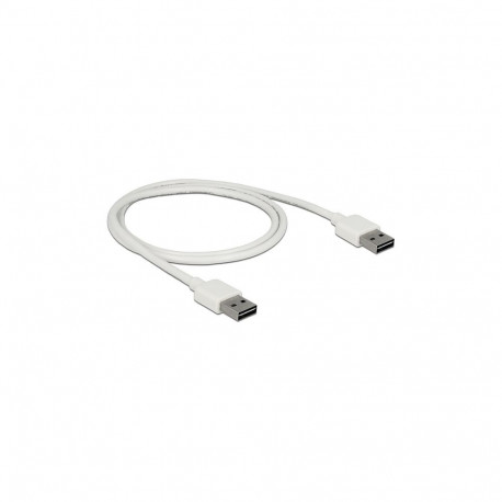 "Kabel EASY-USB 2.0 Typ-A Stecker > EASY-USB 2.0 Typ-A Stecker 1 m weiß"