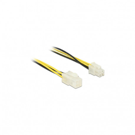 "Delock Verlängerungskabel P4 4 Pin Stecker > P4 4 Pin Buchse 30 cm"