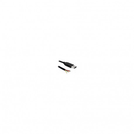 Delock USB 2.0 jada- UART TTL (5 V) konverter 6 lahtise kaabliotsaga ja 5 V väljundpingega 1,8 m