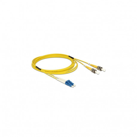 "Delock Kabel Lichtwellenleiter LC > ST Singlemode OS2 2 m"