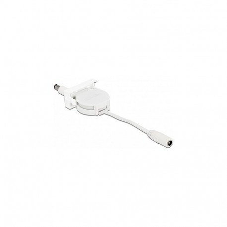 "Easy 45 Modul Power Ausrollkabel DC 5,5 x 2,1 mm Buchse / Stecker weiß"