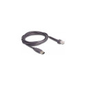"Delock USB Barcode Scanner 1D mit Anschlusskabel und Halterung - Laser - hellgrau"