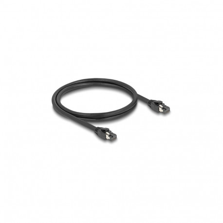 Delock RJ45 võrgukaabel Cat.8.1 S/FTP 1 m kuni 40 Gbps must