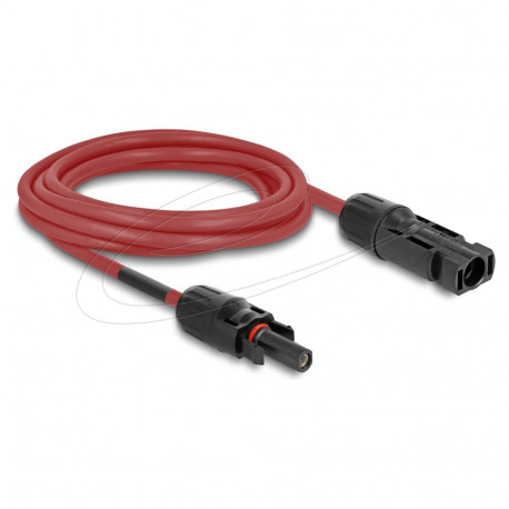 DL4 päikesekaabel 6mm² pistik-pesa 3m, punane
