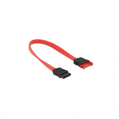 Delock SATA 6 Gb/s punane pikendusjuhe 20 cm