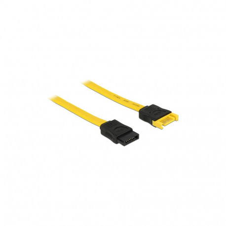 "Delock SATA 6 Gb/s Verlängerungskabel 70 cm gelb"