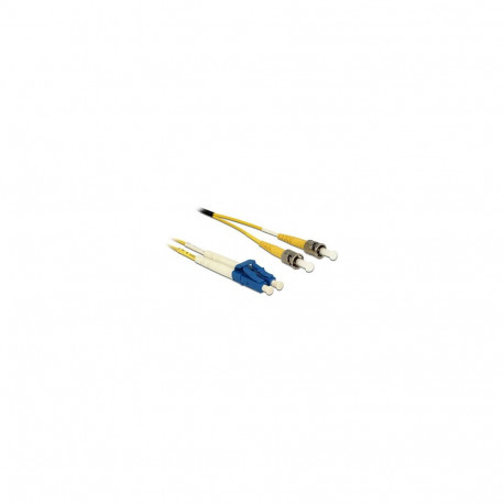"Delock Kabel Lichtwellenleiter LC Duplex zu ST Duplex Singlemode OS2 5 m"