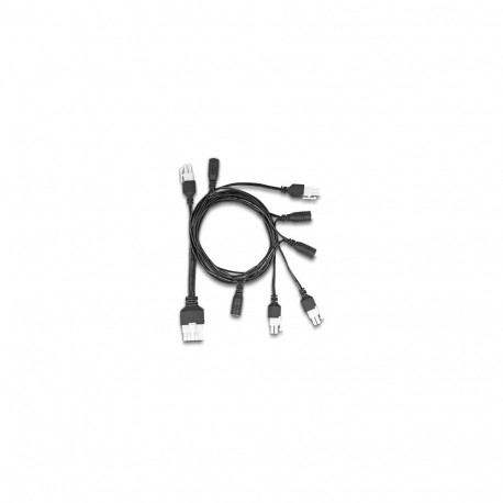 "Kabel Mini-Fit 4,2 mm 10 Pin Stecker zu 4 x DC 5,5 x 2,5 mm Buchse und 4 x Mini-Fit 4,2 mm 2 Pin St