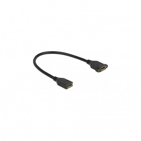 DisplayPort 1.2 kaabel pesa-pesa paigaldamiseks 4K 60Hz 30cm