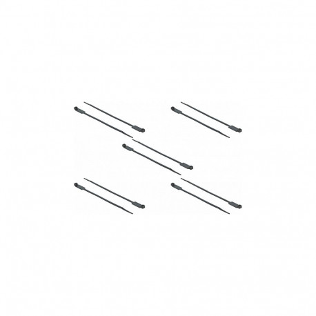 "Delock Kabelbinder mit Beschriftungsfeld L 300 x B 4,8 mm schwarz 10 Stück"