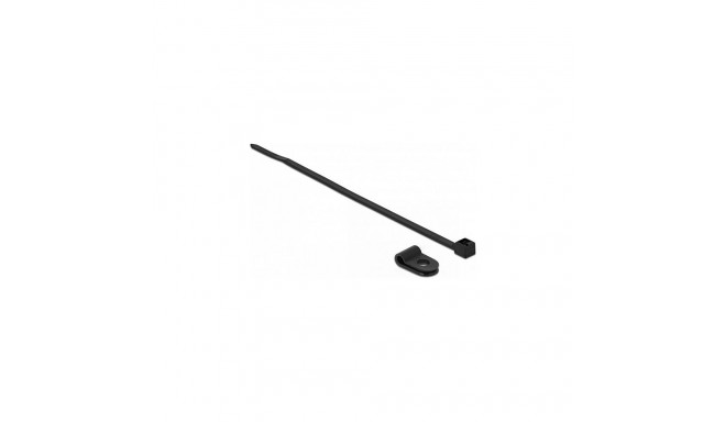 "Befestigungsschelle 3,2 mm mit Kabelbinder L 100 x B 2,5 schwarz"
