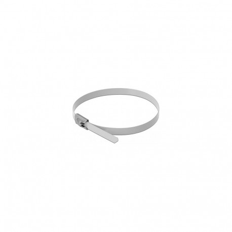 "Delock Edelstahlkabelbinder L 400 x B 4,6 mm weiß 10 Stück"