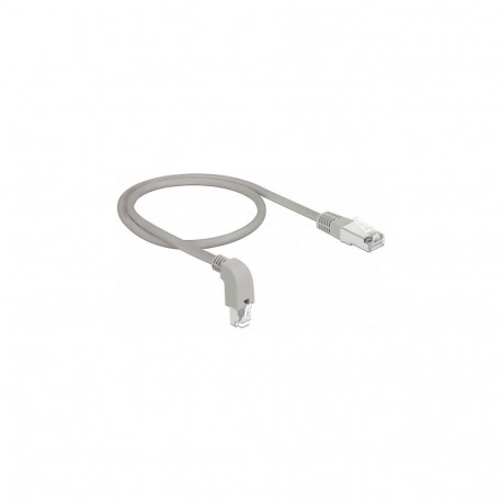 Delock võrgukaabel RJ45 Cat.6A S/FTP alt nurgaga / sirge 0,5 m