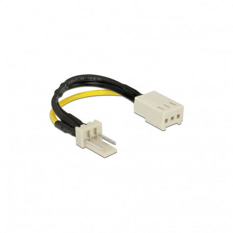 "Stromkabel 3 Pin Stecker > 3 Pin Buchse (Lüfter) 8 cm - Drehzahlreduzierung"
