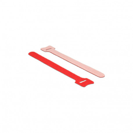 "Klett-Kabelbinder L 150 mm x B 12 mm 10 Stück rot"