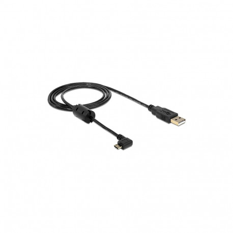"Delock Kabel USB-A Stecker > USB micro-B Stecker gewinkelt 270°"