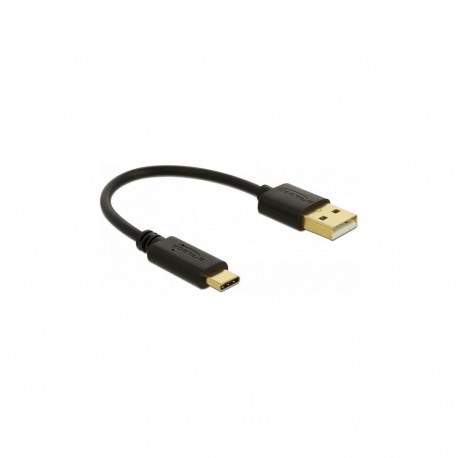 "Delock USB Ladekabel Typ-A zu USB Type-C™ 3 A 15 cm"