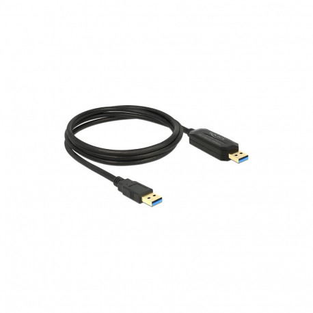 "Delock USB 5 Gbps Data Link Kabel + KM Switch Typ-A zu Typ-A 1,5 m"