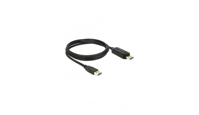 "Delock USB 5 Gbps Data Link Kabel + KM Switch Typ-A zu Typ-A 1,5 m"