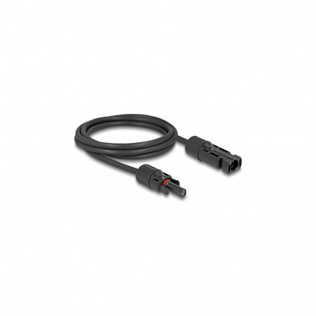 "DL4 Solar Kabel 6 mm² Stecker zu Buchse 2 m schwarz"