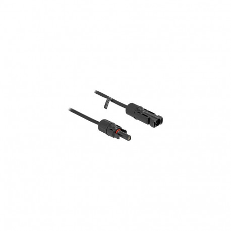 "DL4 Solar Kabel 4 mm² Stecker zu Buchse 3 m schwarz"