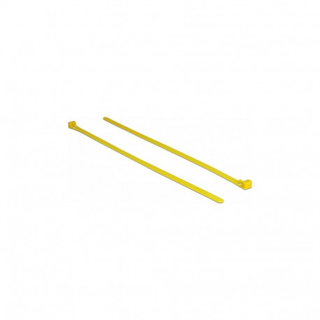 Delock korduvkasutatavad kuumakindlad juhtmesidemed L 300 x B 7,6 mm 100 tk kollased