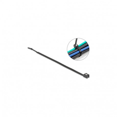 Išelõikuvad kaablisidemed L 280 x B 4,8mm, 50 tk, must
