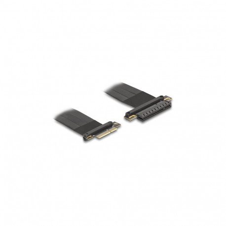 "Riser Karte PCI Express 3.0 x4 Stecker zu x8 Slot mit Kabel 30 cm"