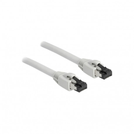"Delock RJ45 Netzwerkkabel Cat.8.1 S/FTP 15 m bis 40 Gbps grau"