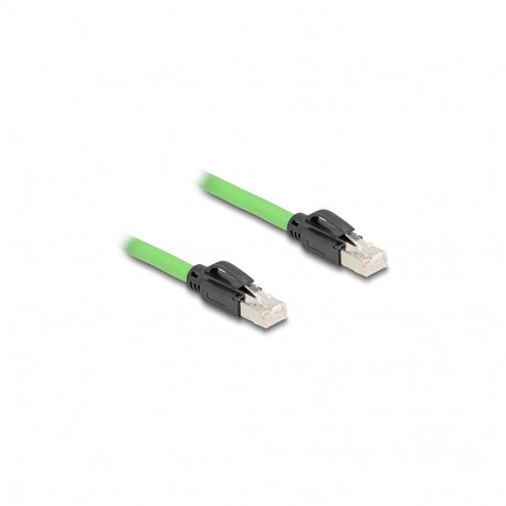 Delock RJ45 võrgukaabel Cat.6A SF/UTP kaabliketikindel PUR (TPU) 2 m roheline