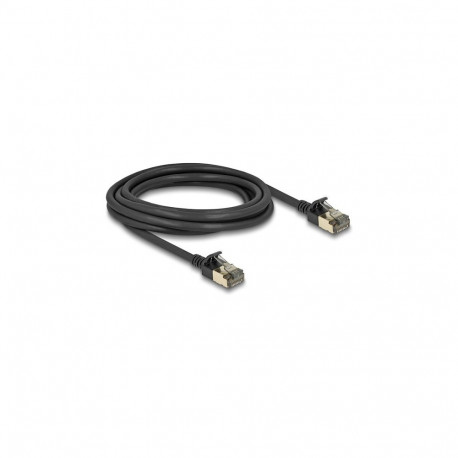 "Delock RJ45 Netzwerkkabel Cat.8.1 F/FTP Slim Pro 3 m schwarz"
