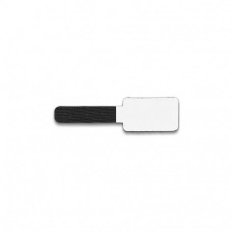 "Delock Mini Klett-Kabelhalter L 90 mm x B 24 mm selbstklebend 10 Stück schwarz"