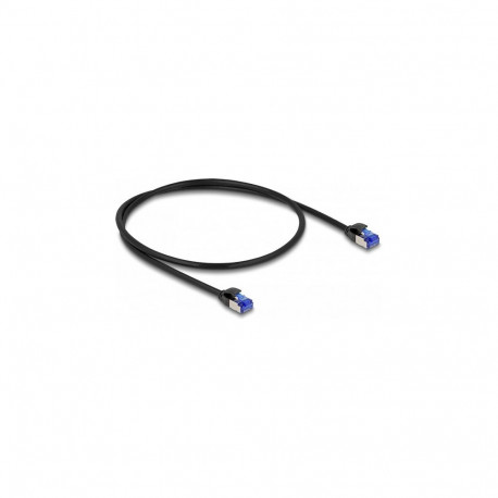 Delock RJ45 Cat.6A S/FTP õhuke võrgukaabel 0,5 m must