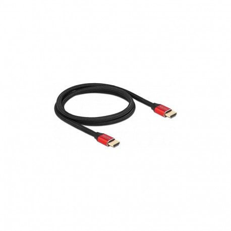 "Delock Ultra High Speed HDMI Kabel 48 Gbps 8K 60 Hz rot 1 m zertifiziert"