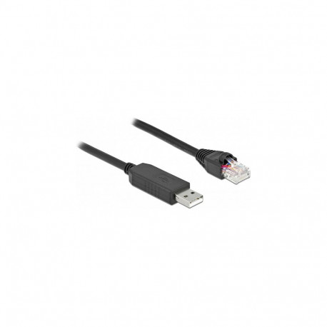 Delock FTDI kiibistikuga jadapordi ühenduskaabel, USB 2.0 tüüp-A pistik - RS-232 RJ45 pistik, 2 m, m