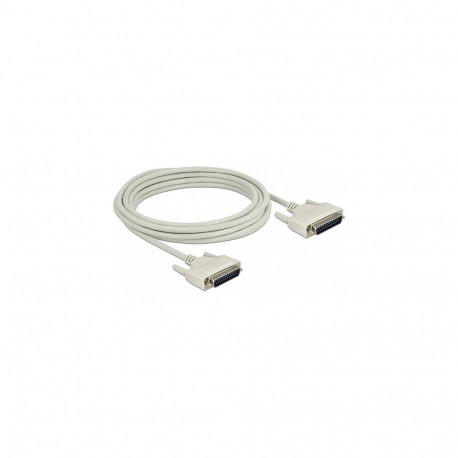 "Delock Serielles Kabel D-Sub 25 Stecker zu Stecker 5 m"