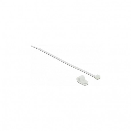 kinnitusklamber 9,5mm kaablisidemega L 200 x B 4,8mm, valge