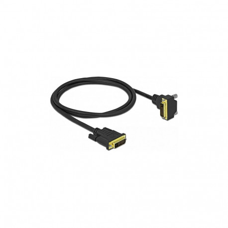"Delock DVI Kabel 24+1 Stecker zu 24+1 Stecker gewinkelt 1 m"