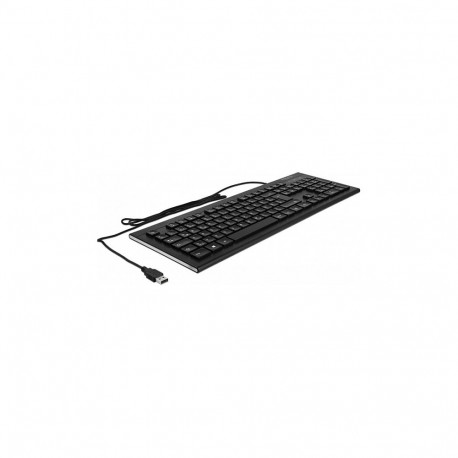"Delock USB Tastatur kabelgebunden 1,5 m schwarz (Water-Drop)"