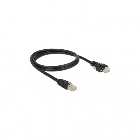 "GigE Kamera Kabel RJ45 Stecker zu RJ45 Stecker mit Schrauben Cat.6 S/FTP 1 m"