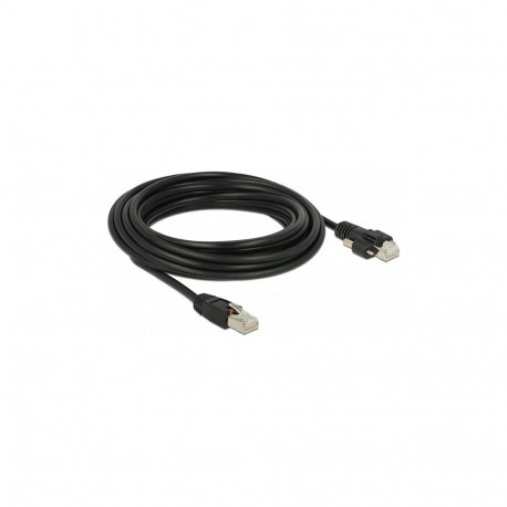 "GigE Kamera Kabel RJ45 Stecker zu RJ45 Stecker mit Schrauben Cat.6 S/FTP 5 m"