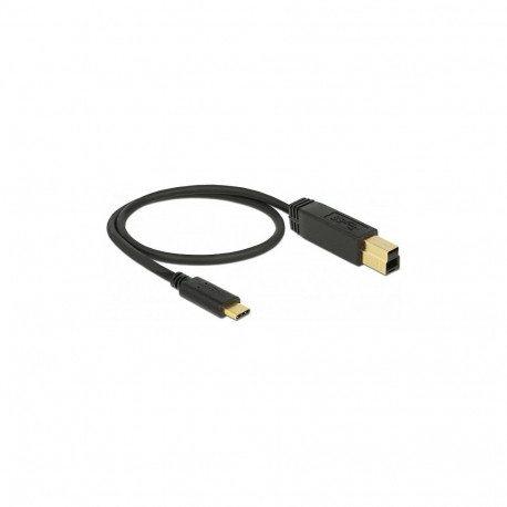Delock USB 10 Gbps kaabel USB Type-C - Type-B 0,5 m