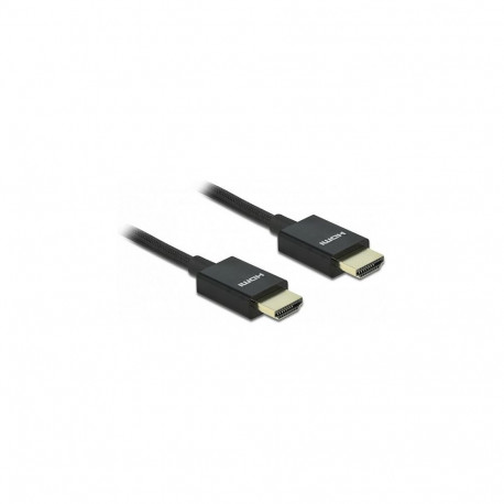 "Koaxiales High Speed HDMI Kabel 48 Gbps 8K 60 Hz schwarz 2 m"