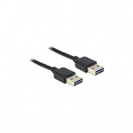 Delock EASY-USB 2.0 Typ-A pistik - Typ-A pistik kaabel 5 m must
