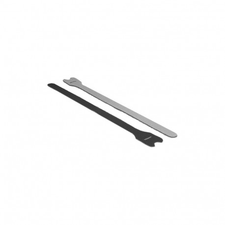"Delock Klett-Kabelbinder L 300 mm x B 12 mm 10 Stück schwarz"